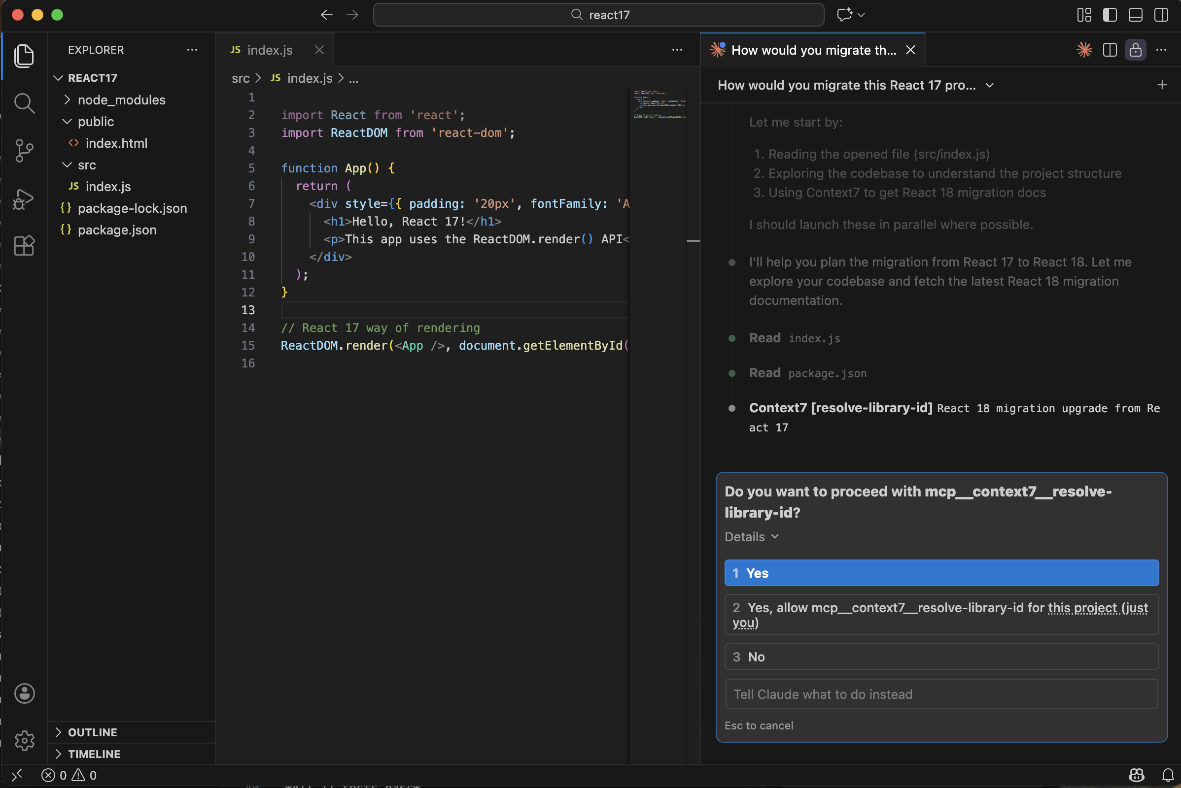 Do you want to proceed with mcp_context7_...